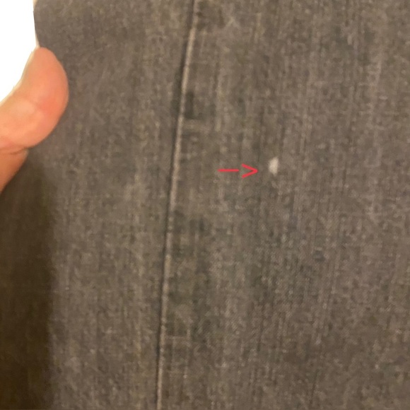 Western Girl Bootcut Jeans Dark Wash Black Mid Rise Creased Tag 32x32  Fit 34x31 - Picture 9 of 11